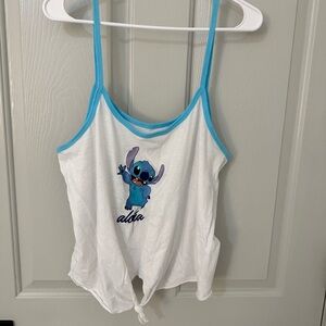 Disney Stitch Tie Cropped Cami